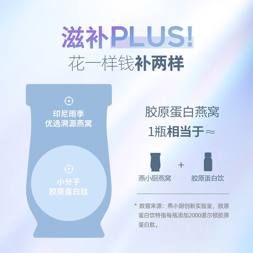 
Swallow Chef [Hot Sale] Swallow Chef Freshly Stewed Bird's Nest Rock Sugar Style Nutritional Products Tonic Bird's Nest Weekly Set (50g*7 Bottles) (7 Bottles per week) Collagen
