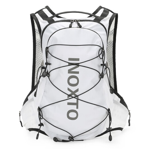 Imagen de águila (inoxto al aire libre) Carrera a campo traviesa y bolsas de agua de senderismo al aire libre de ultra ligera bolsa impermeable Bolsa de montañismo 12L Mochila para hombres y mujeres 12L White (solo mochila)