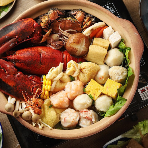 锦和甲火锅盛宴生鲜食材关东煮火锅烧烤搭档八种丸子组合【京东包邮】 八鲜过海（8袋/1050g）