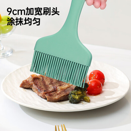 MAXCOOK Oil Brush Cooking Brush Food Brush Baking Oil Brush Barbecue Brush Seasoning Brush Food Supplementary Tools Extra Large Silicone Oil Brush Cooking Brush MCPJ1961