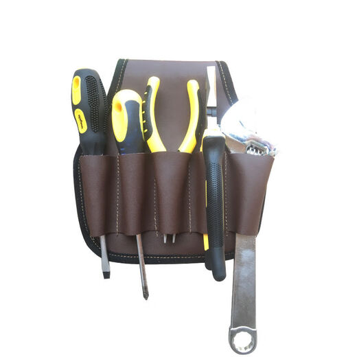 Sailoto Tool Bag Waist Bag Thickened Large Tool Bag Multifunctional Small Pocket Electrician Maintenance Decoration Shoulder Tool Bag Dark Multifunctional Bag + Belt