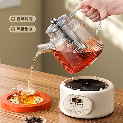 Multifunctional health kettle, all-glass tea kettle, kettle, baby-specific constant temperature kettle, electric kettle, one-piece flower tea kettle, small 2024 new tea kettle, 2L constant temperature model (adjustable temperature)