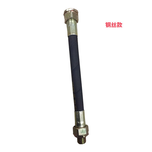 Suitable for explosion-proof flexible connecting pipe BNG rubber steel wire braided 304 stainless steel threading pipe DN15 20 winding 4 1000 stainless steel hose with connector 4 inches DN100