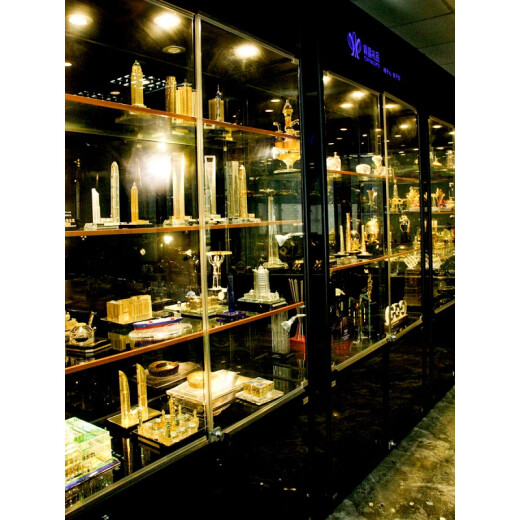 IGIFTFIRE世界地标建筑摆件大楼高楼竣工纪念创意水晶房子模型制作定制礼品 迪拜哈利法塔 75*75*157mm