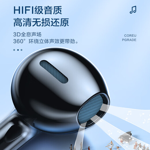 Wise Nation 3-meter extension cable computer headset wired in-ear with microphone two-in-one desktop notebook game headset e-sports live broadcast double-hole plug round head special