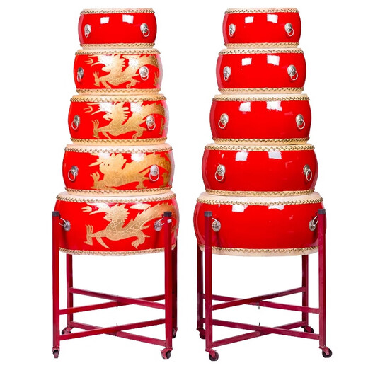 Le'eryin Kindertrommeln, Little Drums, Gongs, Beats, Cows, Schlagzeug, Kindergartenspielzeug, nationale Percussion-Instrumente unterrichten Instrumente 10-Zoll