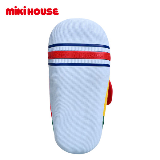 MIKIHOUSE学步鞋男女童鞋经典LOGO机能学步鞋婴幼儿宝宝运动鞋耐磨防滑室内 拼色 一段 12.5 (适合脚长12cm)