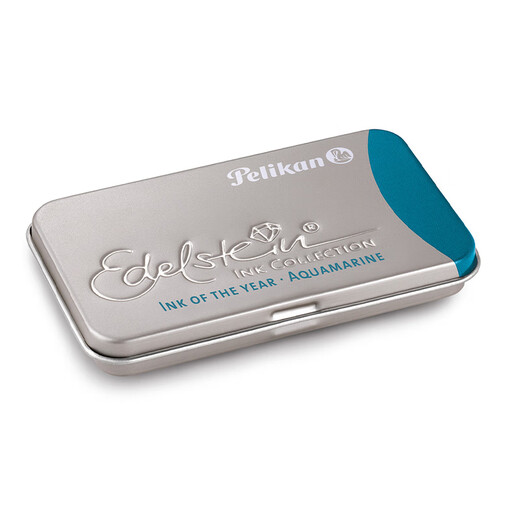 Pelikan ink bag imported from Germany non-carbon Yicai ink bag 6 pack tanzanite blue