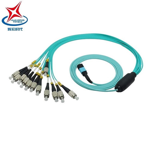 Huihong Times волоконно-оптическая джампер MPO-MPO/LC/FC8 Core 12 Core 24 Core OM4 100 Гигабитный мультимод 40G/100G/200G/400G Оптическое кабель MPO-FC12 (OM3) 1 Метр.