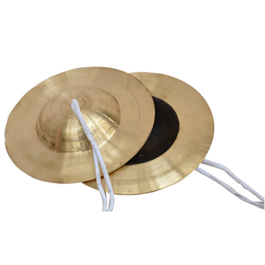 La poésie pastorale sonne des cymbales de cuivre grandes cymbales à tambales de taille de tambale de taille