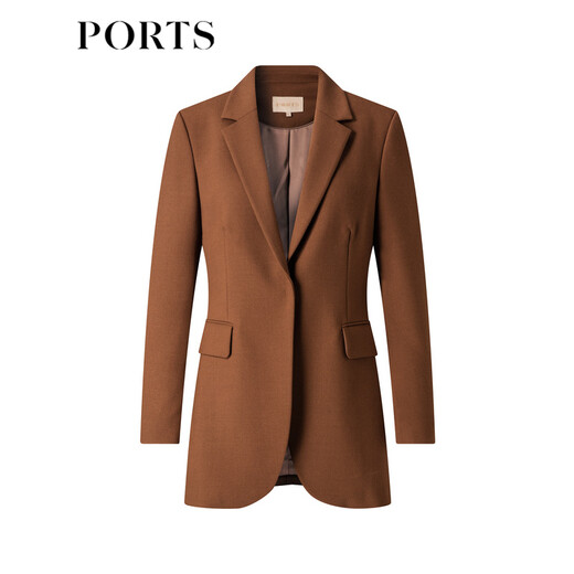 PORTS women's autumn new OL business commuting women's suit ALD9J003QWF11 hardwood color M (6)