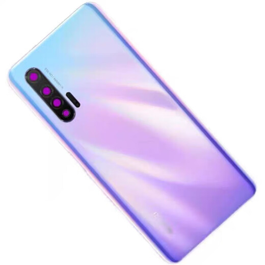 Huawei Nova6 back cover nova65G original glass back shell disassembly nova64G mobile phone battery cover back shell nova6 back cover 4G Suyin blue + frame lens back shell