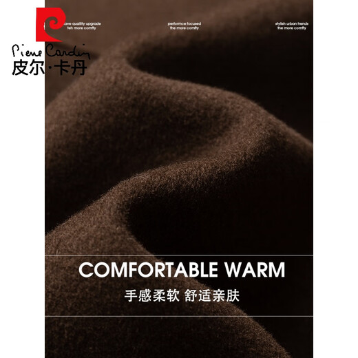 
Pier Cardin 2025 new winter woolen jacket for men double-sided wool coat short lapel casual woolen jacket autumn dress gray green S 165