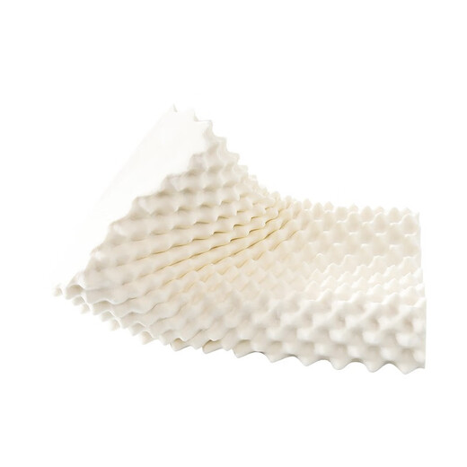 Yowo Thai Natural Latex Pillow Cervical Pillow Core Student Pillow Single Pillow High and Low Massage Pillow Single Pillow Curve Smoothing Pillow Free Inner Jacket 93% Latex