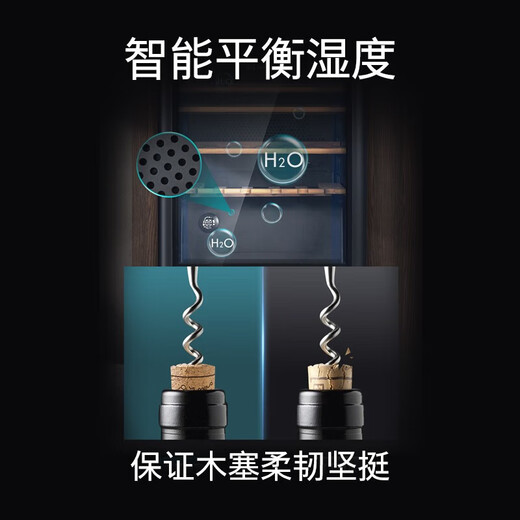 Siemens wine cabinet for home use, constant temperature refrigeration, imported oak wine rack, 43 bottles KW3UVA5TSC