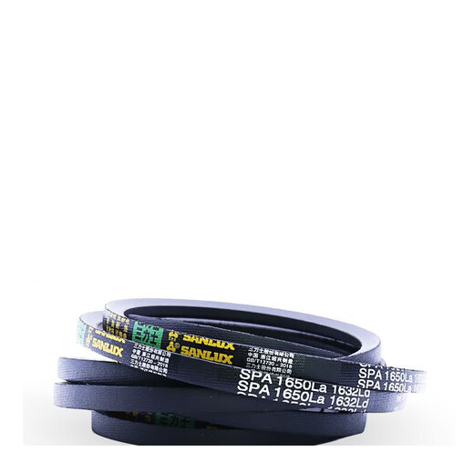SPA type triangle belt rubber transmission belt SPA750-1800 hard wire timing belt for industrial machines, dark khaki color Sanlux SPA1725L