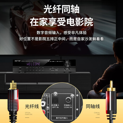 先科（SAST）G-100 功放机 家庭影院5.1声道AV功放机 高保真无线蓝牙家用卡拉ok功放