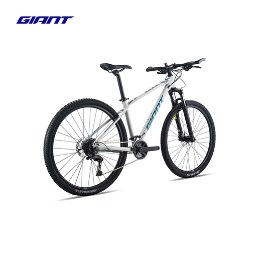 捷安特（GIANT）ATX 830油压碟刹成人变速铝合金18速可锁死避震山地自行车 全消光烟雨灰 27.5×14.5 XS 建议152-164cm