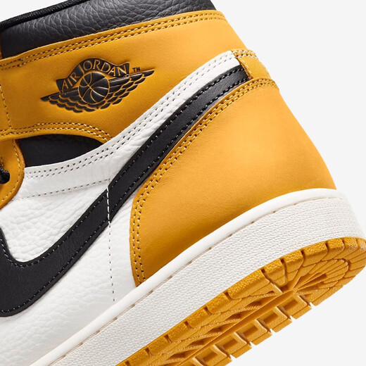 NIKE耐克Air Jordan 1 High AJ1黑白黄 男子高帮休闲板鞋 DZ5485-701 43