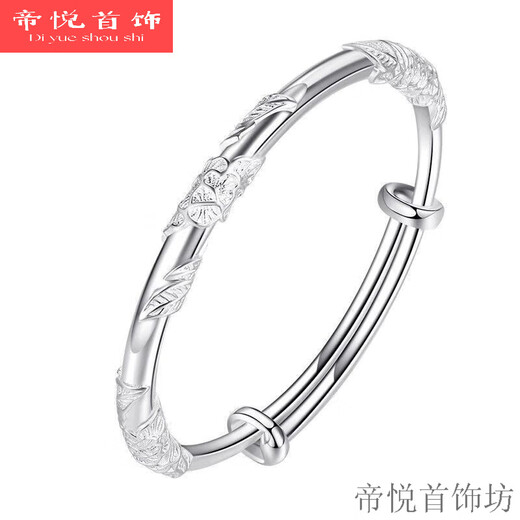 Blossoms, exquisite Chinese style bracelets, gentle temperament bracelets, women's fashionable new Chinese style bracelets, plain ring bracelets, blossoms, brocades bracelets
