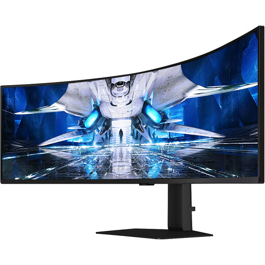 Samsung Odyssey G9 49-Zoll-Hairtail-Bildschirm 5K-gekrümmte Oberfläche High-Brush-Gaming Dual 2K Desktop-Notebook externer Anschluss Ultra-breiter geteilter Bildschirm Augenschutz Multi-Screen E-Sport-Computermonitor 120 Hz VA-Bildschirm integrierter Lautsprecher S49C950UAC Offizieller direkter Flagship-Store