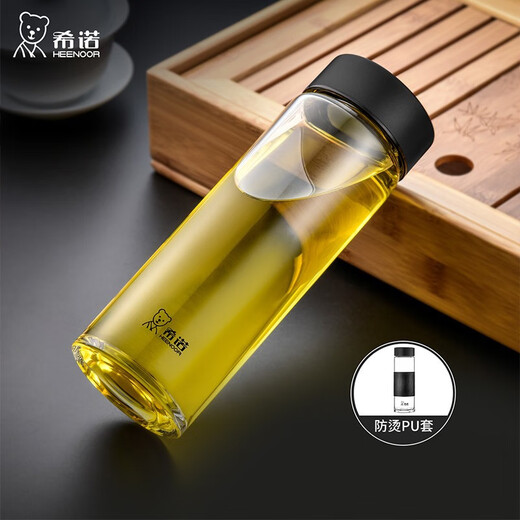 NOUVELLE Coupe en verre unique de Xino Commercial Chinois Transparent Men de thé masculin et féminin Cup 6173/6175/61765572 6173 Couleur naturelle pour le jeu de tasse PU et Brosse de tasse par défaut