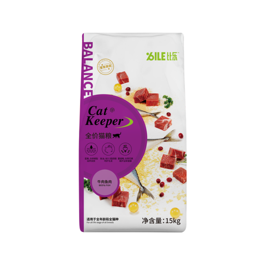 Bile Breeding Cat Food Beef Fish Chicken Formula Cat Food Beef Fish Breeding Cat Food 15kg