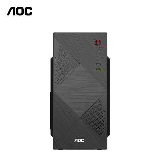 AOC Core 12th generation commercial office computer complete desktop computer host host + 23.8 monitor six-core I5-12400/16G/512G solid state
