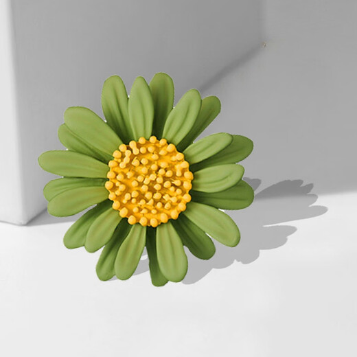 Kalevin sunflower brooch niche exquisite chrysanthemum collar pin clothes decoration pin gift gfn white gtrd