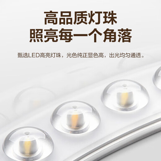 OPPLE LED living room and bedroom ceiling lamp wick 48w white light 5700k round magnetic modification replacement light source light panel module 1 pack/