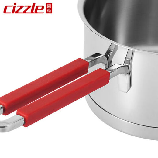 Xishi (CIZZLE) series red handle milk pot baby food pot 304 stainless steel non-stick pot induction cooker universal 16CM