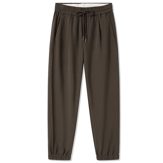 MARKLESS Men's Casual Pants 2025 Spring New Loose and Easy-to-Fare Draped Pants Anti-Pilled Conical Pants CLB4867M Clay 32
