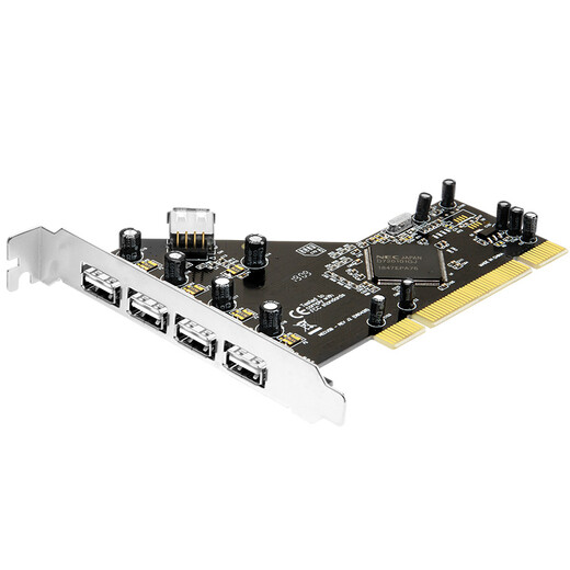 MOGE PCI to 5-port USB2.0 expansion card MC1010 desktop computer host rear 5-port USB2.0 adapter card