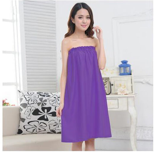 Beauty salon physiotherapy tube top bath dress steaming suit hotel yukata sauna bathrobe women's thin section for chest wrap thin section open button (90-140Jin Jin equals 0.5kg) gray 1