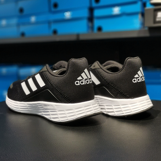 Adidas running shoes men's shoes 2025 summer new DURAMO SL mesh breathable lightweight running fitness sports shoes JQ9716 black 40 (245mm)