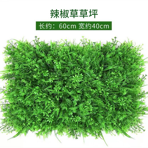 Huawoli simulated lawn (encrypted eucalyptus 40*60) plant wall green plant wall fake lawn turf background wall decoration