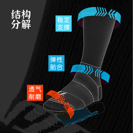 BIKEBROS Breathable Cycling Socks Men's and Women's Cycling Road Bike Sports Socks Running Fitness Basketball Socks Mid-Tube White
