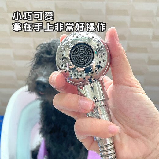 Caimeiji pet bathing artifact, cat and dog bathing nozzle, household shower head, special cleaning product for cats and dogs, pet-specific shower head (two-speed adjustment)