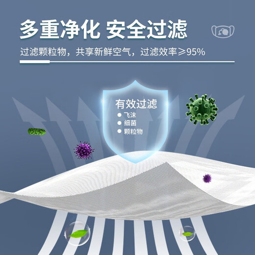 3M9542 activated carbon mask KN95 protective industrial dust and odor head-mounted independent pack 25 pieces/box