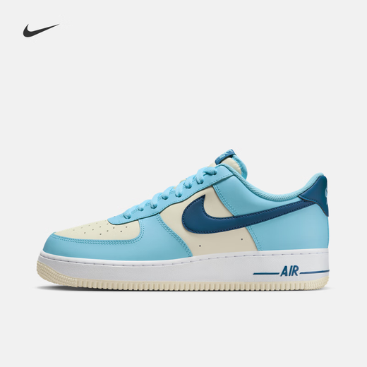 Nike (NIKE) AIR FORCE 1 /apos;07 Men's Air Force One Sports Shoes HF4837 7 Water Bottle Blue/Ting Blue/35.5