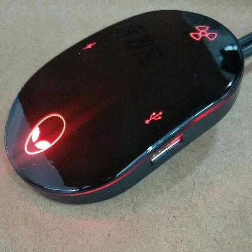 网咖网吧电脑桌面开关USB接口开机按钮,电脑外置开关台式电脑 螺杆1.1米 黑色红光