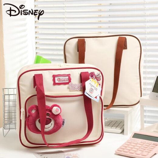 迪士尼（Disney）迪士尼单肩包手提包草莓熊女上班通勤出游时尚简约新款手提包拎包 HWBD1343唐老鸭