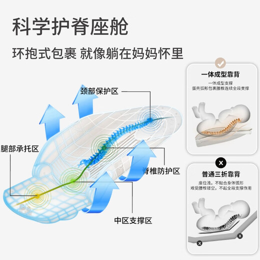 宝宝好V9-C明星PLUS婴儿车可坐可躺可折叠换向推车遛娃神器热门商品