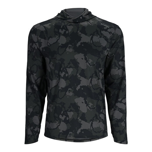 Simms Sun Protection Suit Solarflex Spring y Summer Sun Protection Traje Luya Traje de pesca Men al aire libre cómodo, transpirable, rápido, seco, seco, PG-13658, Back Eddy Willow S