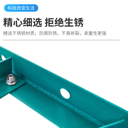 迈恻亦空调外机支架架子角铁喷漆外机镀锌铁支架置物架挂架三角1.5p3匹 绿色喷漆1-1.5P角铁支架+螺丝包