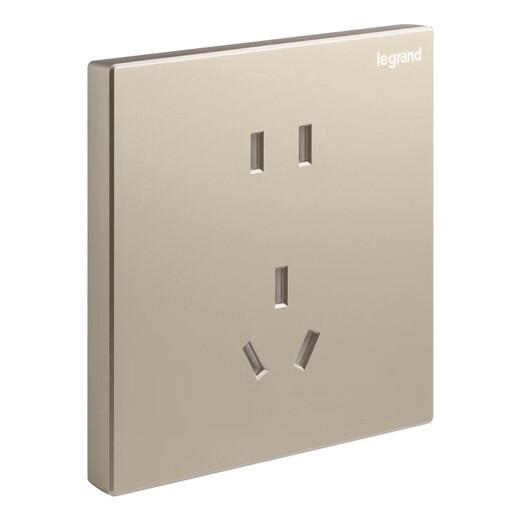 Panel de zócalo de interruptor de legrand Yijing Milán Gold Five Hole con Housevolio USB 86 Tipo de doble control de la pared enchufe de cinco hoyos
