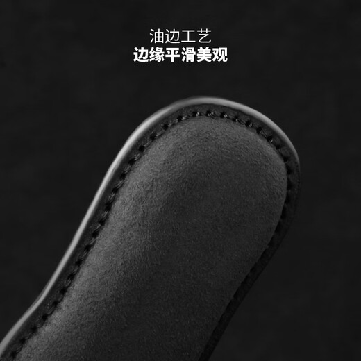 RosyClouds适用奥迪Q5L钥匙套A4LA5Q3Q7Q8翻毛皮车钥匙包扣A6L高档壳男女士 3D全包-奥迪【A款碳黑+运动绳】
