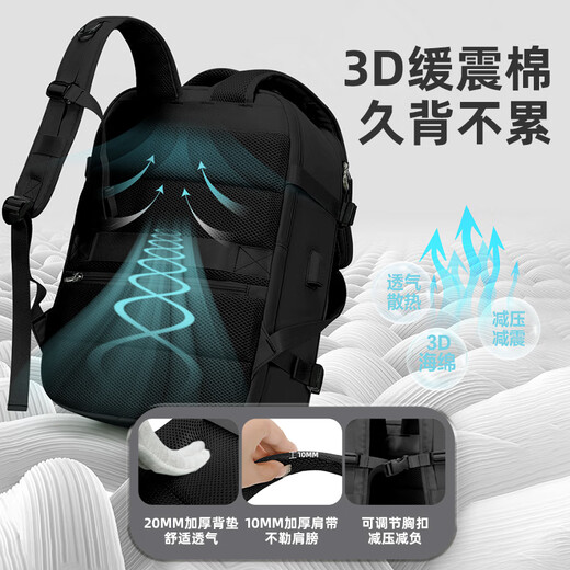 VICTORIATOURIST Backpack Men's Travel Backpack Women's Large Capacity Travel Bag 17.3-inch Computer Bag Mountaineering Bag Backpack 7051 Large