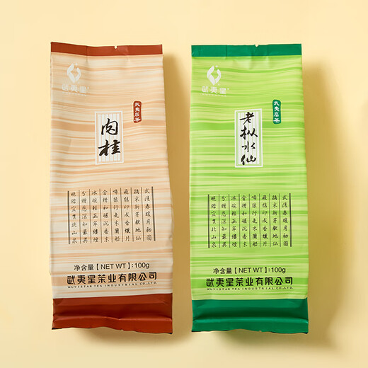 武夷星 大红袍茶叶 武夷岩茶乌龙茶 组合大份量一斤装500g