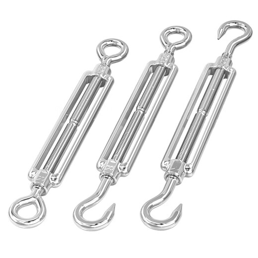 Fengji 304/316 stainless steel flower basket screw tightener tightening wire wire rope tensioner rope tightener bolt screw M8 304 material OC type